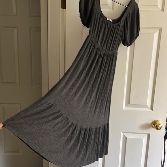 Gray stretchy dress size S - Picture 3 of 6